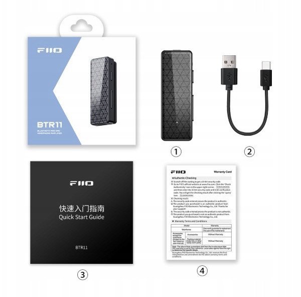 FiiO BTR11 Φορητός Ενισχυτής DAC & Bluetooth Receiver - Μαύρο