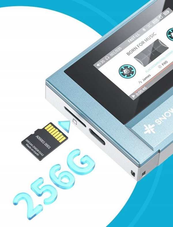 FiiO SNOWSKY ECHO MINI Φορητός Hi-Res Player - Μαύρο