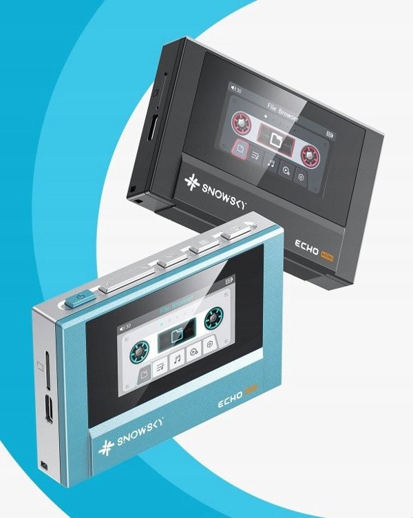 FiiO SNOWSKY ECHO MINI Φορητός Hi-Res Player - Μαύρο