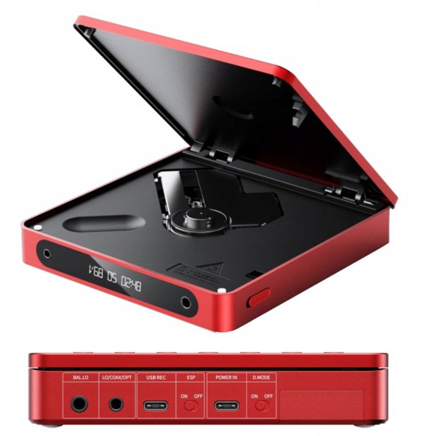FiiO DM13 BT - red - Φορητό CD player με Bluetooth