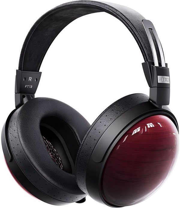 FiiO FT13 Κλειστά Δυναμικά Ακουστικά με Ξύλινο Περίβλημα - Κόκκινο
