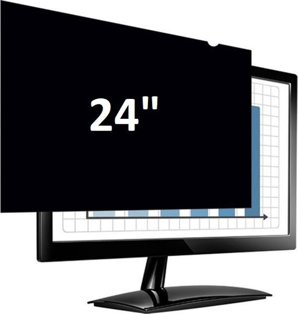 Φίλτρο Fellowes 24" PrivaScreen TM, φίλτρο απορρήτου για φορητούς υπολογιστές και οθόνες (4801601)