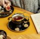 Κούπα με πιατάκι και κουταλάκι HOMLA SINNES 200 ml - Σμαραγδί