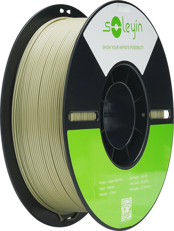 Νήμα Soleyin Ultra PLA 1kg, Greenery (3301010503)