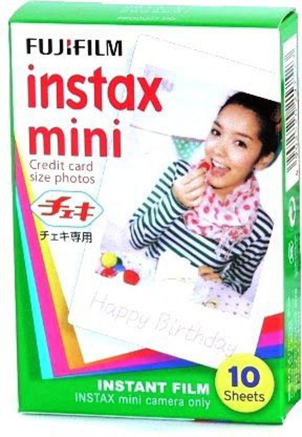 Fujifilm Color Instax Mini Instant Φιλμ (10 Exposures) White (16567816) (FJM16567816)