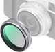 Φίλτρο Kf Φίλτρο Διάχυσης Black Diffusion 1/4 Nano-x K&f Concept Για Fujifilm X100 X100s X100vi X100f / Kf01.2704