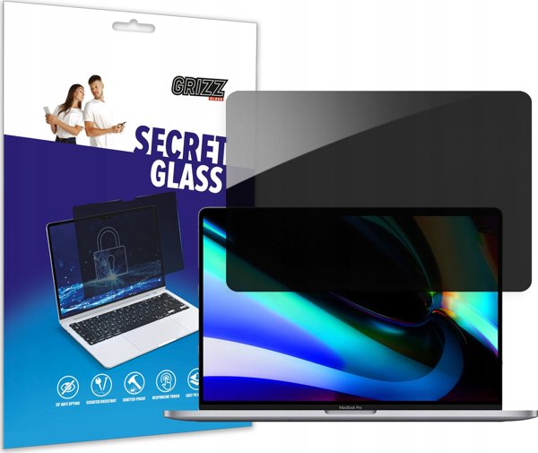Φίλτρο GrizzGlass Γυαλί απορρήτου GrizzGlass SecretGlass για Apple MacBook Pro 13 ίντσες 2020