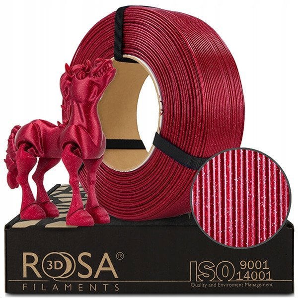 Νήμα PLA Galaxy Red Wine 1.75mm 1kg υλικά αναπλήρωσης Rosa3D
