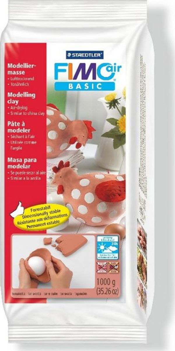 Fimo Πηλός Αυτοσκληρυνόμενος Air Basic Terra 250g, Φυσικής Σύνθεσης