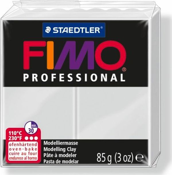 Fimo Θερμοσκληρυνόμενος επαγγελματικός πηλός ανοιχτό γκρι 85g