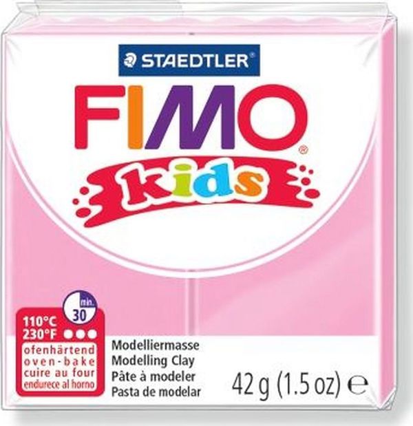 Fimo Kids Πηλός Μοντελισμού Φούρνου 42g Ροζ (8030-25)