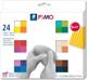 Fimo Soft Σετ Πηλός Μοντελισμού, Θερμοσκληρυνόμενος, Πολύχρωμο, 25g ανά κύβο