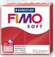 Fimo Πηλός Θερμοσκληρυνόμενος Soft 57g Χριστουγεννιάτικο Κόκκινο
