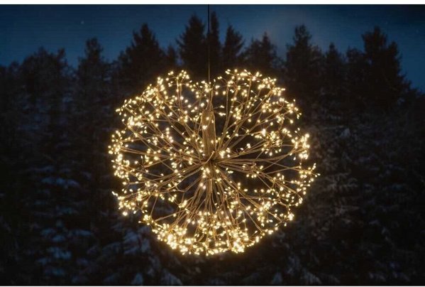 Finnlumor Φωτεινή Σφαίρα 1080 Micro-LED, Ζεστό Λευκό Φως, Χριστουγεννιάτικη Διακόσμηση
