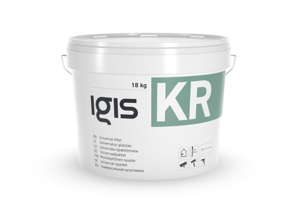 Atlas Λεπτόκοκκη Υαλοποίηση Igis.kr, Επιχρίσματα Εξωτερικής Θερμομόνωσης, 18kg