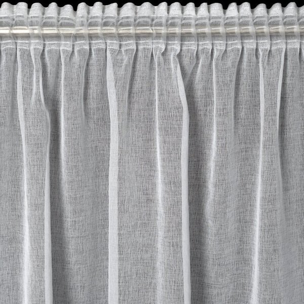 ΈΤΟΙΜΗ ΚΟΥΡΤΙΝΑ LUCILA ΜΕ ΤΑΙΝΙΑ 140 X 270 CM ΛΕΥΚΟ