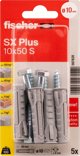 Fischer FISCHER ούπα με βίδες SX Plus S, 10x50 mm, 5 τεμ.