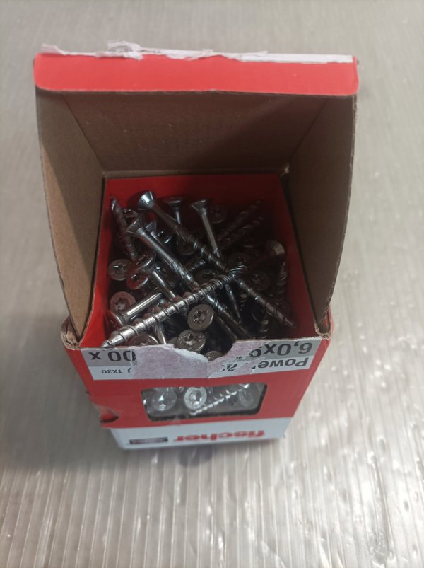 Fischer Βίδα 6,0 x 90 A2 TORX, 100 τεμ.