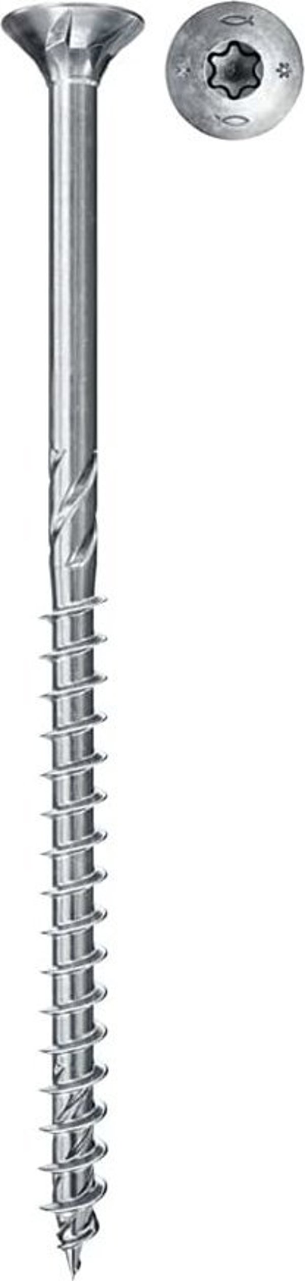 Fischer Βίδες TORX 5,0x45 λευκές 200