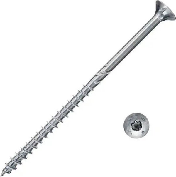 Fischer Βίδες TORX 6,0x140 λευκές 100