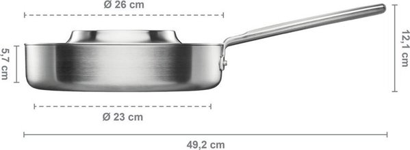Ατσάλινο κατσαρόλα Fiskars Norden με καπάκι 26εκ 13529541 6424002017097