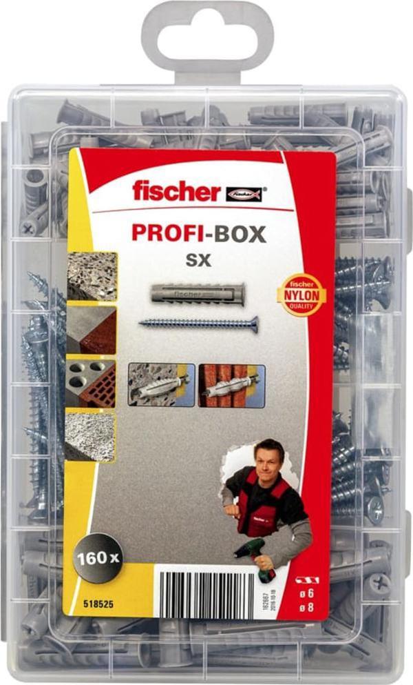Fischer Fischer Σετ ούπα με βίδες PROFI-BOX, SX, 160 τεμ.