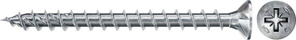 Fischer Βίδες PZ2 4,0X35 λευκά γαλβανισμένα,