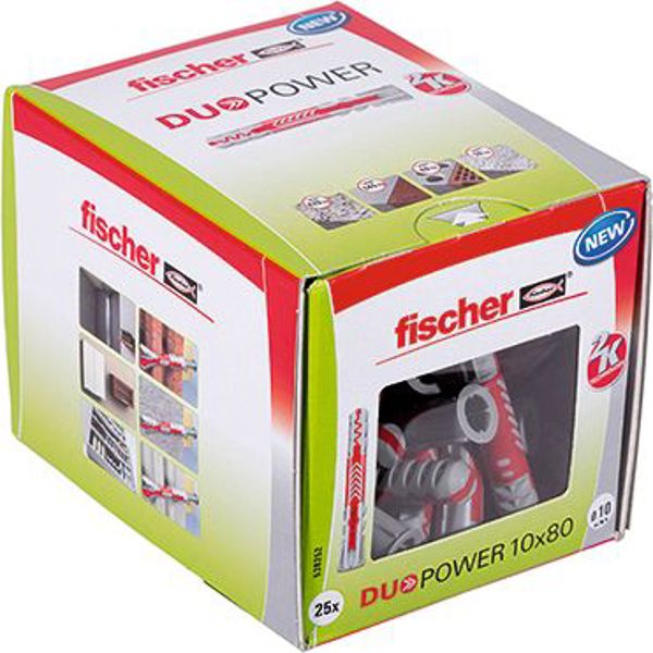 Fischer Ούπα DuoPower 10 x 80mm 25τμχ. (538252)
