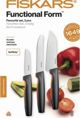 Σετ 3 μαχαιριών Fiskars functional form faworyt (1057556)