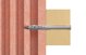Σετ βιδών και ούπα Fischer 46263, Τούβλο, Μπετόν, Torx, TX40, ETA-07/0121, 80 mm