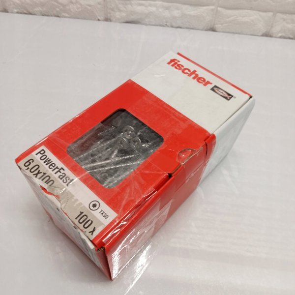 Fischer Βίδα 6,0 x 100 A2 Torx, 100τμχ.