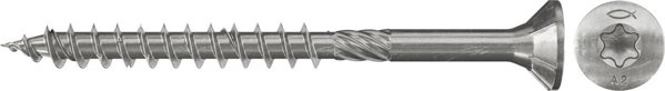 Fischer Βίδα 6,0 x 180 A2 Torx, 100τμχ.