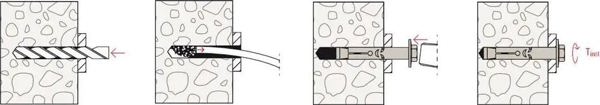 Fischer Άγκυρα με βίδα FSA S 8/15 8x60 mm