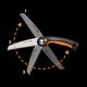 Fiskars FISKARS ΣΦΥΡΟΚΟΠΗΤΗΣ X32 X-SERIES ΛΕΠΙΔΑ L + ΠΤΥΣΣΟΜΕΝΟ ΠΡΙΟΝΙ