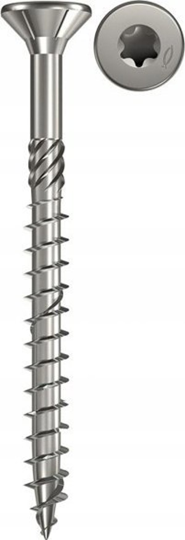 Fischer Βίδα 6,0 x 120 A2 Torx, 100τμχ.