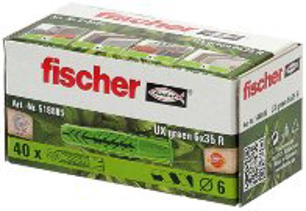 Οικουμενικό βύσμα Fischer UX Green 6x35 R
