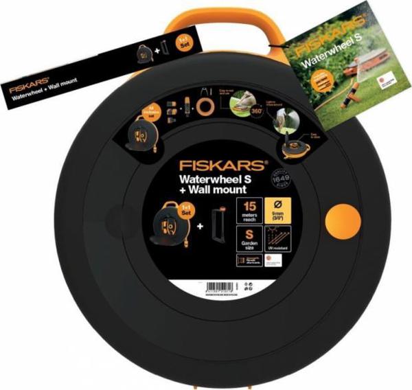 Fiskars Σετ - τύμπανο με σωλήνα S και επιτοίχια βάση (1026376)