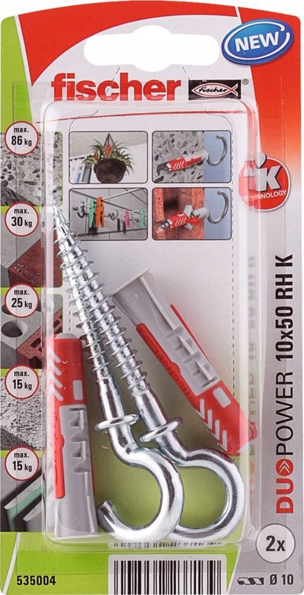 Fischer FISCHER DUOPOWER ΟΥΠΑΣ 10x50 ΜΕ ΣΤΡΟΓΓΥΛΟ ΓΑΝΤΖΟ /2τμχ.