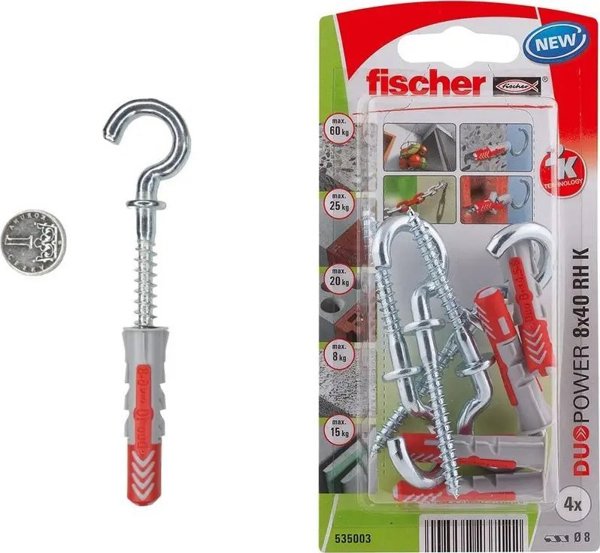 Fischer FISCHER DUOPOWER ΟΥΠΑΣ 10x50 ΜΕ ΣΤΡΟΓΓΥΛΟ ΓΑΝΤΖΟ /2τμχ.