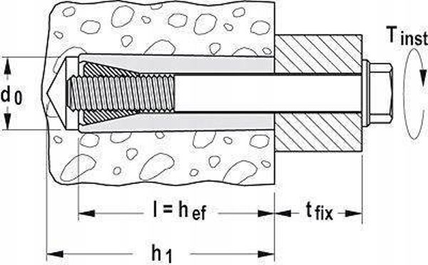 Fischer Άγκυρα με παξιμάδι FSA B 8/15 8x65 mm