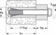Fischer Άγκυρα με παξιμάδι FSA B 8/15 8x65 mm