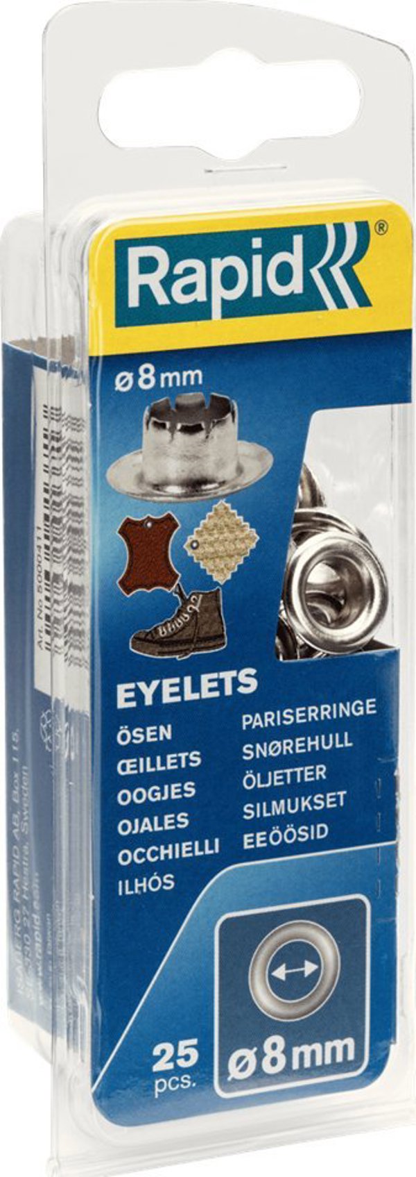 Fischer Ζιεντίνες κνιέντες 8 mm + ιτάισας, 25 βντ.