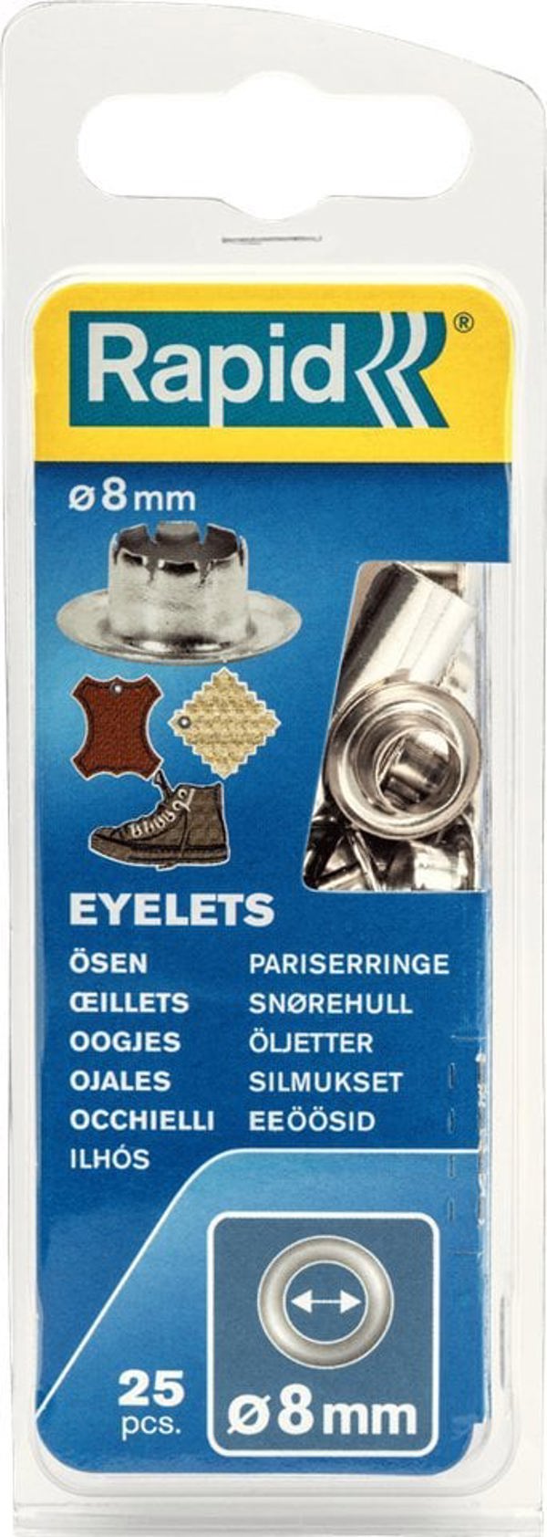 Fischer Ζιεντίνες κνιέντες 8 mm + ιτάισας, 25 βντ.