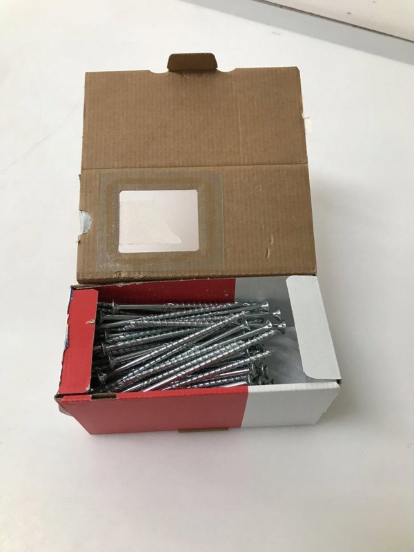 Fischer Βίδες PZ3 6,0x120 λευκά γαλβανισμένα, 100τμχ.