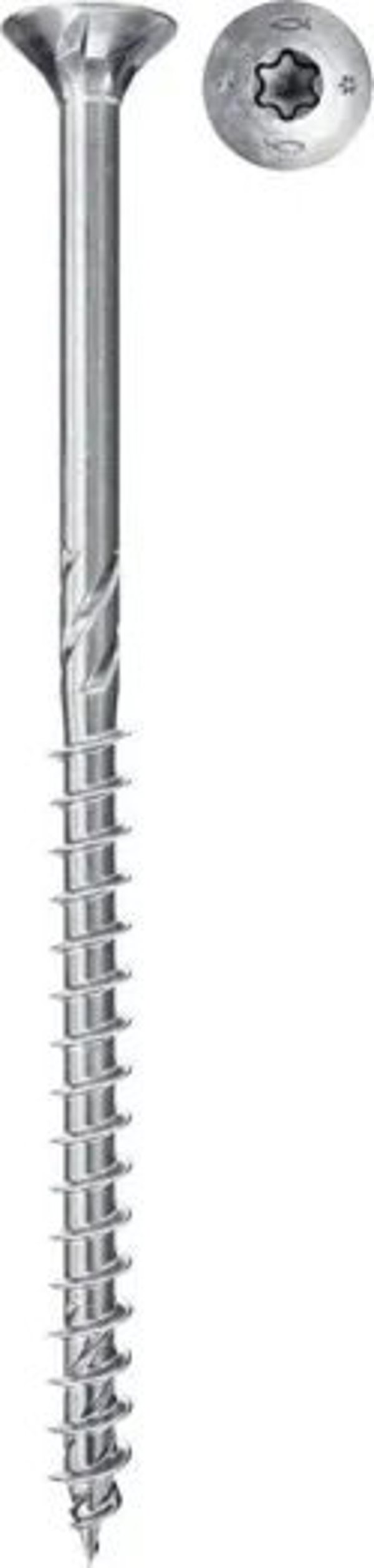 Fischer Βίδες PZ2 4,0x40 λευκές γαλβανισμένες, 1000 τεμ.