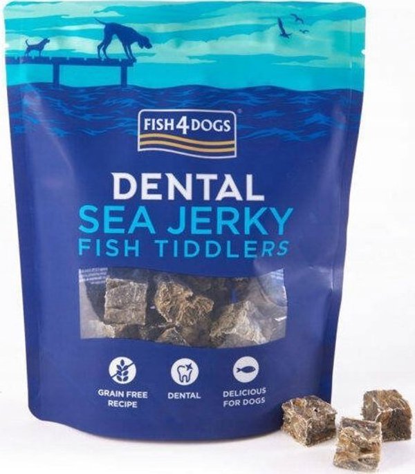 Fish4Dogs FISH4DOGS Dental Sea Jerky Fish Tiddlers - dog treat - 575g