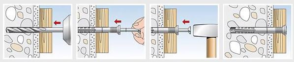 Fischer Καρφωτό βύσμα N-S 8x80mm γρήγορη τοποθέτηση - 50358