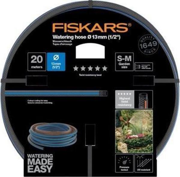 Fiskars Q5 Λάστιχο Κήπου 1/2" 20m, Εύκαμπτο και Ανθεκτικό στην UV Ακτινοβολία