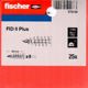 Άγκυρα μόνωσης Fischer fischer FID II Plus 80mm (λευκό, 25 τεμάχια)