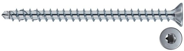 Fischer Βίδες PZ2 4,0X40 λευκά επιψευδαργυρωμένα, 200τμχ.
